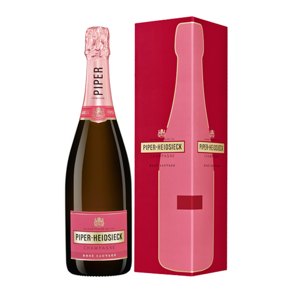 Piper-Heidsieck Rosé Sauvage with Gift Box NV